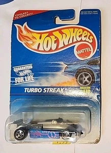 HW 15979a Hot Wheels "Blue Turbo Streak mit 'Side Magenta Tampo' & SP5 Wheels" #470 - Bild 1 von 3