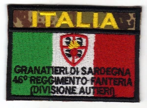 [Patch] GRANATIERI DI SARDEGNA cm7x5 vegetata toppa ricamo AUTIERI REPLICA -067 - Imagen 1 de 1