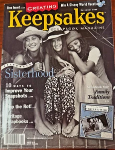 Creating Keepsakes Magazine - November 1999 - Vintage & NLA - NEW! - Picture 1 of 1