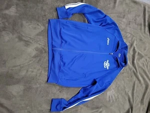 Asics Bethel College Track & Field Zip Up Jacket Size M - Picture 1 of 6