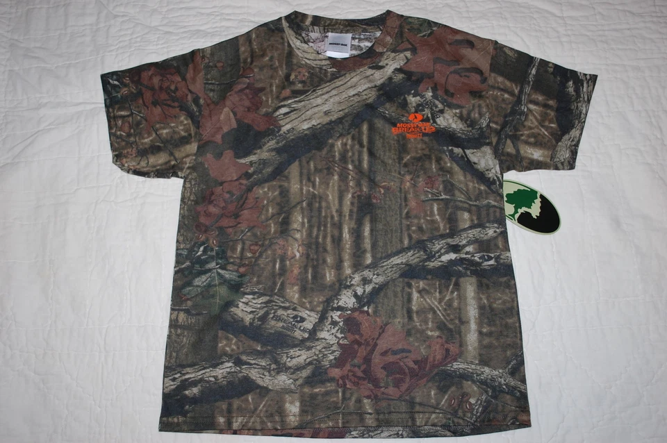 Camiseta Niño S/S MOSSY OAK BREAK-UP INFINITY Marrón Woodsy Camo Verde TALLA M L XL Foto 1 de 1