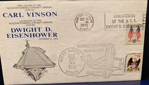 FIVE CANCELS FDC NAVAL COVER CANCELS 2 FRONT & 3 BACK 1975 TO 1980 - Picture 1 of 9