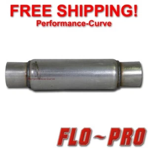 Flo Pro Twister F4 Exhaust Muffler - Race / Diesel / Resonator 3" In - 18" Long - Picture 1 of 4