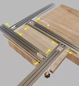 Supporto binario fresatrice multifunzione macchina per taglio ausiliaria per fresatura per lavorazione del legno - Foto 1 di 14
