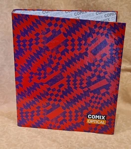 COPERTINA AD ANELLI COMIX ALL OVER OPTICAL ROSSO VIOLA DIAMETRO 30 cod.27638 - Picture 1 of 1