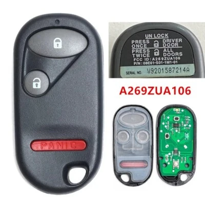 For 1996 1997 1998 1999 2000 Honda Civic Remote Keyless Entry Key Fob A269ZUA106 Foto 1 de 4