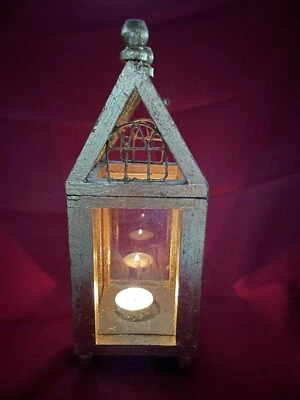 collectible candle lantern style house - Image 1 of 4