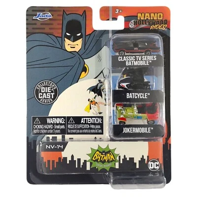 Jada Nano Rides Batman Classic TV Series 3-Pack 1:87 NEU & OVP