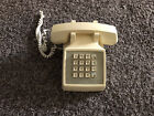 Vintage At&T Beige Traditional 100 Push Button Corded Landline Desk Phone