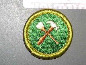 Insignia de mérito Boy Scout reparaciones en el hogar (azul pb) circa '76-'02 2613R - Imagen 1 de 1