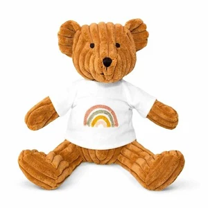 Rainbow Bear Nutmeg - Lily & George Stuffed Animal Plush Toy 20cm *FREE DELIVERY - Picture 1 of 2