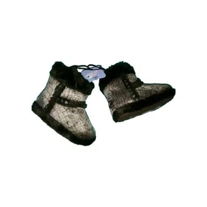 BLAZIN' ROXX Toddler Brown Slippers Boots House Shoes 5706602-L sz 6-7 - Picture 1 of 5