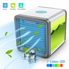 Portable Mini Air Conditioner Cool Cooling Bedroom Artic Cooler USB Fan Desktop