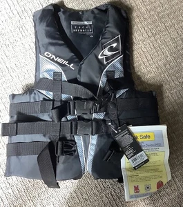 O'Neill Men/Women USCG Life Vest,Pacific/Smoke/Black: White M NWT - Picture 1 of 7