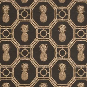 PINEAPPLE Color CHOCOLATE Home Decor Upholstery Cushion Pillow Sewing Fabric BTY - Picture 1 of 5