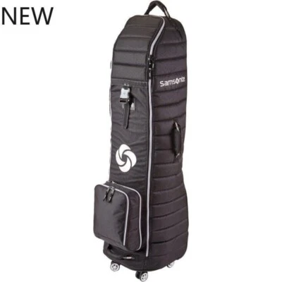 Samsonite Quilted Golf Travel Cover with Spinner Wheels and Detachable Shoe Bag. - Image 1 of 4
