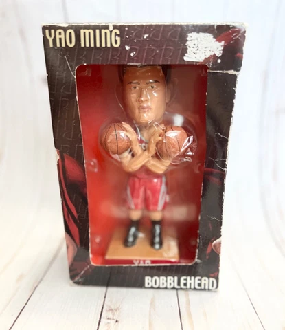 Chinese Legend YAO MING Houston Rockets SGA “Double Palm Basketball” Bobblehead Cover