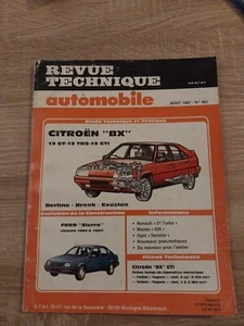 Revue technique Citroen BX 19 GTI 1.9 TRS GT RTA Citroen BX 19 GT TRS GTI 1905  - Picture 1 of 14