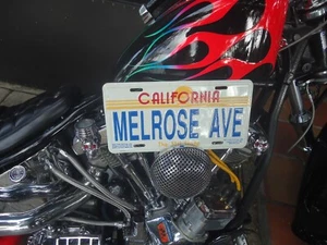 CALIFORNIA 1992 VINTAGE SOUVENIR MELROSE AVE LICENSE PLATE NEW FREE SHIPPING - Picture 1 of 1