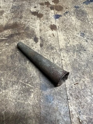 Antique Old Rare Vermont Rolled Tin Metal Sap Maple Syrup Tree Tap Spout Spile - Image 1 of 4