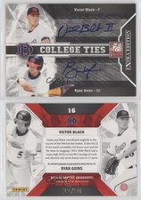 2009 Donruss Elite Extra Edition Signatures /50 Vic Black Ryan Goins Victor Auto