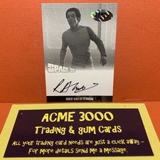 Unstoppable Space 1999 Series 4 - ROBERT ATIKO B&W PROOF Autograph Card RA2 2/9