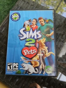 Sims 2: Pets (PC, 2006) solo disco 2 con manuale e custodia - Foto 1 di 7