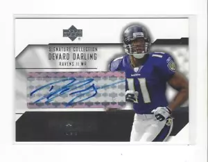2004 UD Diamond Pro Sigs Signature Coll. Devard Darling Rookie AUTOGRAPH Ravens - Picture 1 of 1