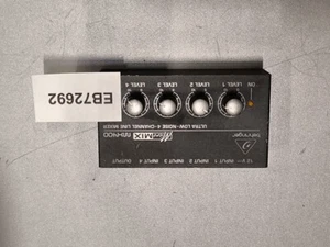 Behringer Micromix MX400 4-Kanal Line Mixer - Gebraucht, Funktioniert - Bild 1 von 3