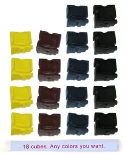 18x Würfel Xerox ColorQube 8570, 8580 (Originalmaterial). - Bild 1 von 9
