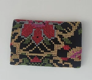 Embroidered Wallet - Traditional Palestinian style , Colorful Ethnic Design - Picture 1 of 4