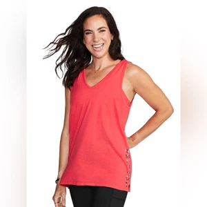 NWT Peloton Tank Top Cycling Gym Workout Flow Versatile V-Neck Size Small - Picture 1 of 8
