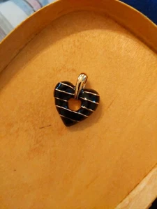 Vintage Reversible Heart Pendant - Picture 1 of 12