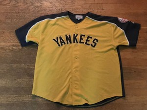 yellow yankees jersey