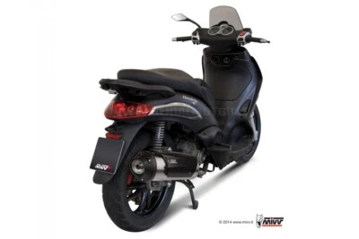 Scarico Completo MIVV Urban Acciaio inox per Piaggio Beverly 250 2004 > 2007 - Immagine 1 di 2
