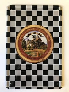 Targa in latta | Au Lait Cru | 30 x 20 cm | Camembert de Normandie | cucina - decorazione - Foto 1 di 1