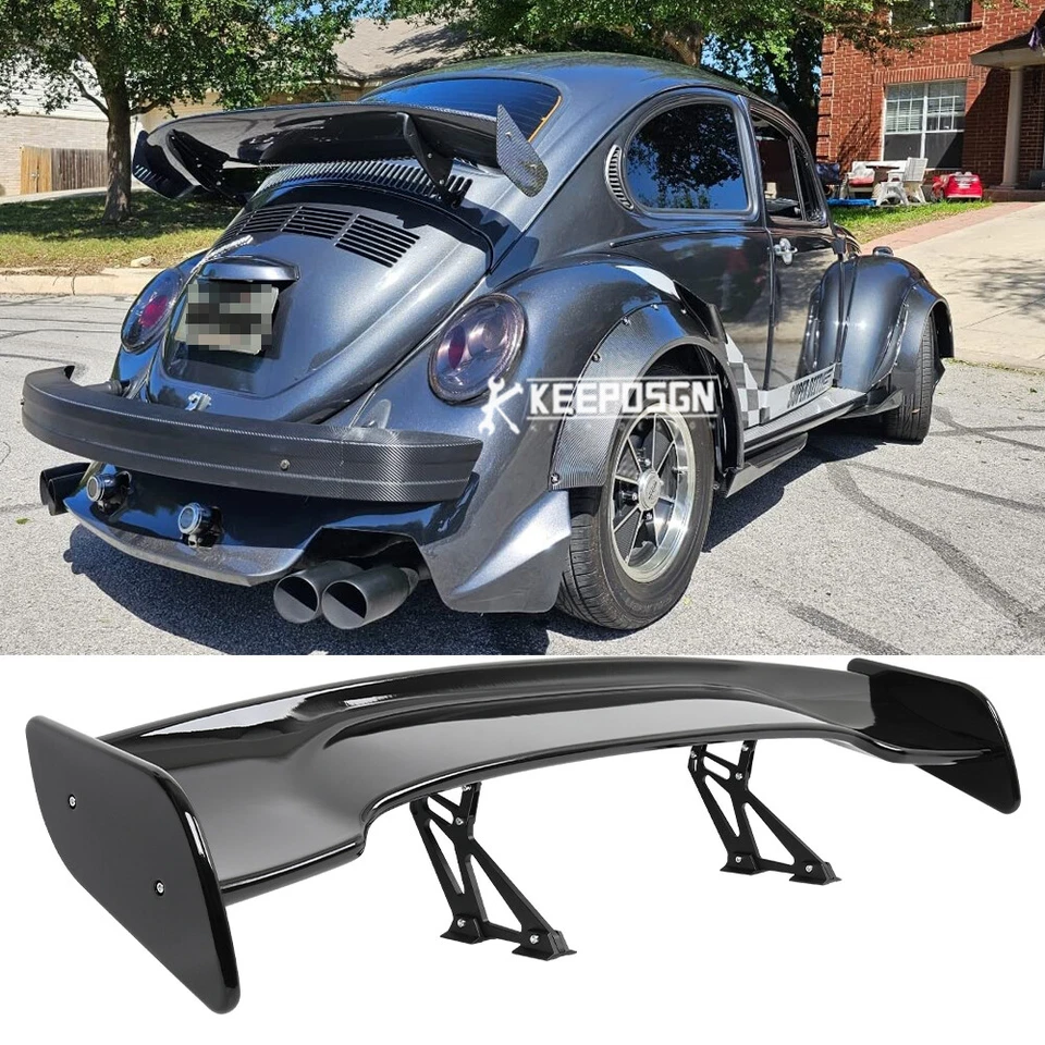 Регулируемый 57-дюймовый задний спойлер на багажник GT гоночное крыло для хэтчбека Volkswagen Beetle - Изображение 1 из 4