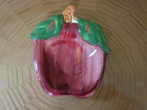Vintage Franciscan Apple AshTray Tea Bag Holder Spoon Rest - Picture 1 of 4