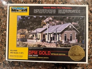 Kit depositi passeggeri e merci fiume carbone scala HO DPM oro #405 - Foto 1 di 1