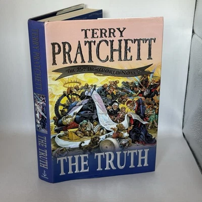 The Truth by Terry Pratchett 1st Printing 1st Edition HCDJ 2000 25th Discworld Foto 1 de 4