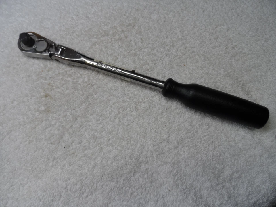 Trinquete de cabeza flexible Craftsman 3/8 Drive Ergo pulido completo, hecho en EE. UU., KZ - PN 44836 Foto 1 de 4