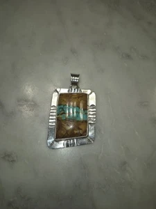 Vintage Navajo Mojave Türkis Anhänger - Bild 1 von 4