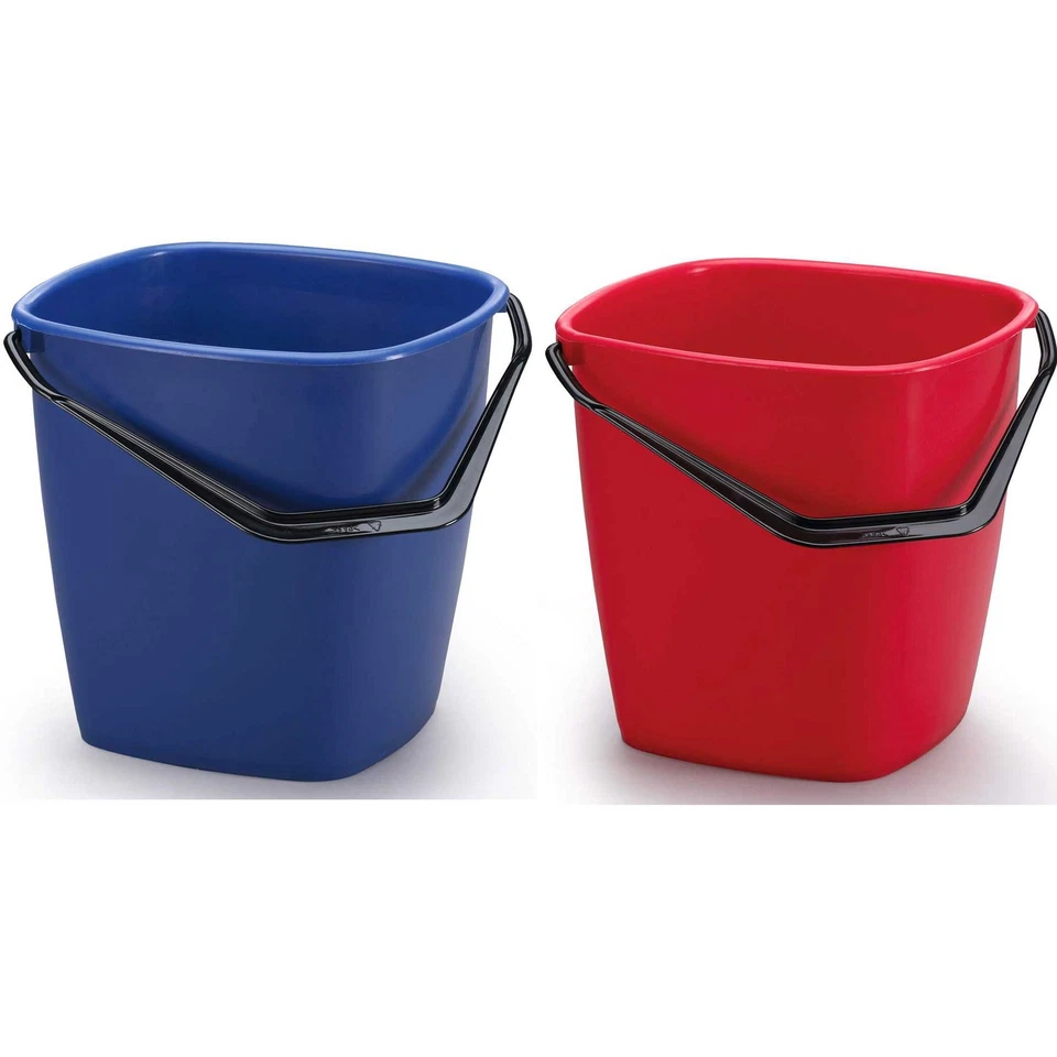 DURABLE Putzeimer Wassereimer Haushaltseimer BUCKET 9,5 Liter rechteckig - Bild 1 von 1