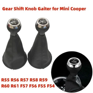 For Mini Cooper R55 R57 R59 R60 Gear Shifter Knob ManualShift Level Knob Gaiter - Picture 1 of 5