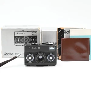 Cámara fotográfica Rollei 35 negra restaurada [como nueva] - Imagen 1 de 10