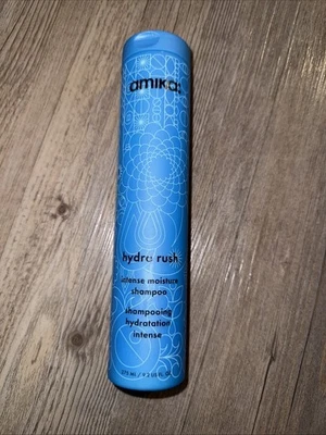 Amika Hydro Rush Intense Moisture Shampoo 9.2 oz New For Dull Dry Hair Hydration - Image 1 of 4
