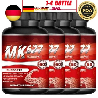 MARKENLOS M K677 Male Enhancement 60 Capsules Energy & Stamina Men's Health Supplement DE