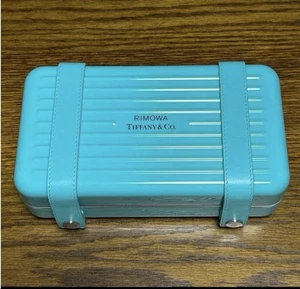 RIMOWA × TIFFANY & CO Jewelry Personal Case Organizer Polycarbonate Tiffany Blue - Picture 1 of 7
