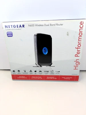 Router inalámbrico de doble banda NETGEAR N600 WNDR3400 Foto 1 de 4