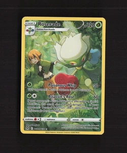 Tarjeta Holo Pokemon Roserade TG02/TG30 Lost Origin Arte Completo Ultra Rara Casi Nueva - Imagen 1 de 10